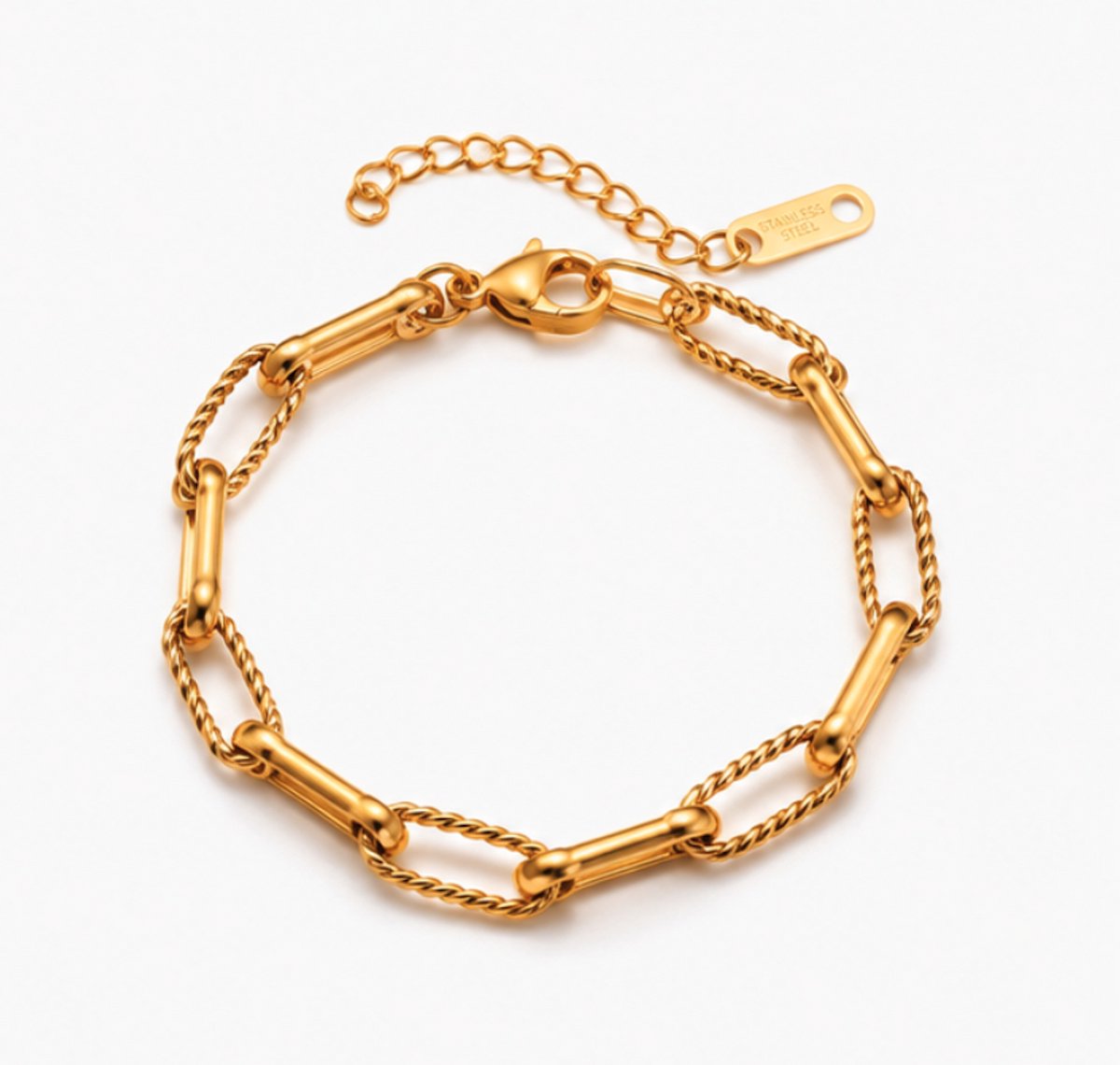 Armband - Goudkleurig- verguld - dames - Vrouwen - feest sieraden - verjaardag cadeau - cadeau - vakantie