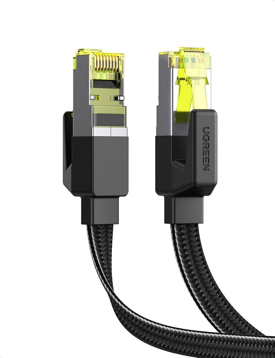 UGREEN Cat7 Ethernet Cable 10Gbps 600MHz Braided RJ45 Cable (20M)