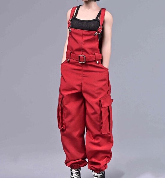 1:6 Schaal Vrouwelijke Actiefiguur Kleding Set Overalls en Vest van Merkloos — afbeelding 4