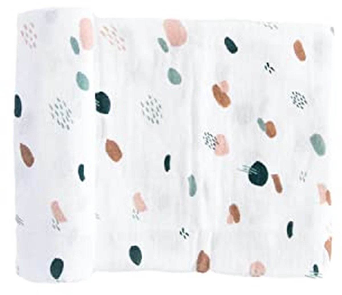 100% biologisch katoenen mousseline inbakeren | Pasgeboren ontvangst deken | Baby Wrap | Unisex | Zacht, lichtgewicht en ademend