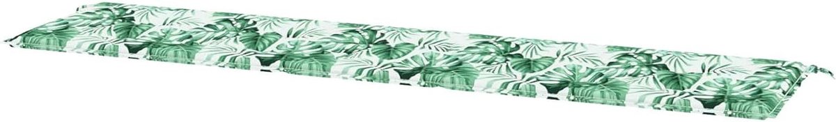 Zitkussen Blad Design - Gestoffeerde Bank - Buiten Ontspannen - Duurzaam Oxford Stof - 200 cm Lengte - Bladpatroon