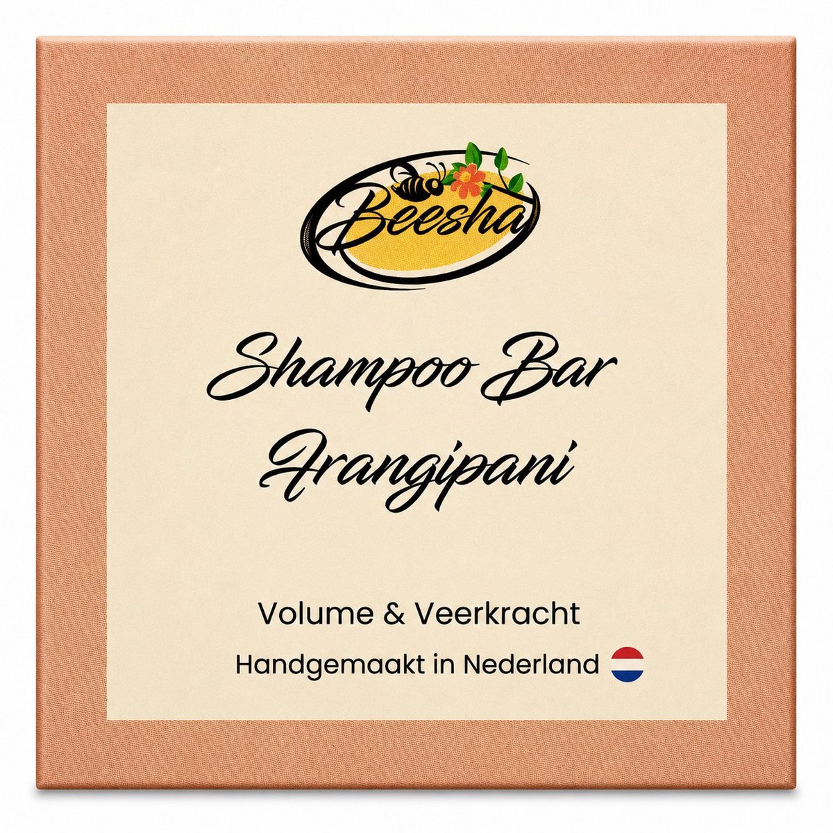 Beesha - Shampoo Bar Frangipani - Vegan - Sulfaatvrij - Parabeenvrij - CG Proof