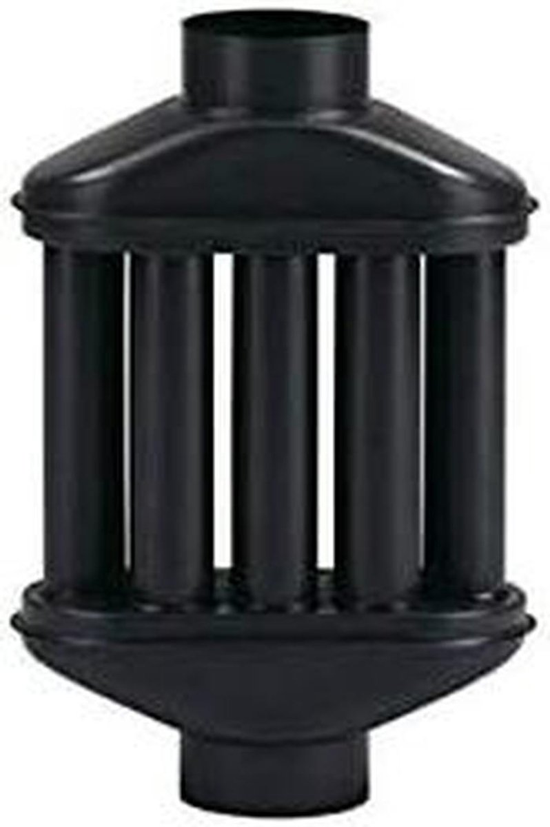 Radiator Afdekking Motor - Motoronderdeel Koeling - Motor Beschermen - Mat Zwart Design - 12 cm Diameter - Zwart
