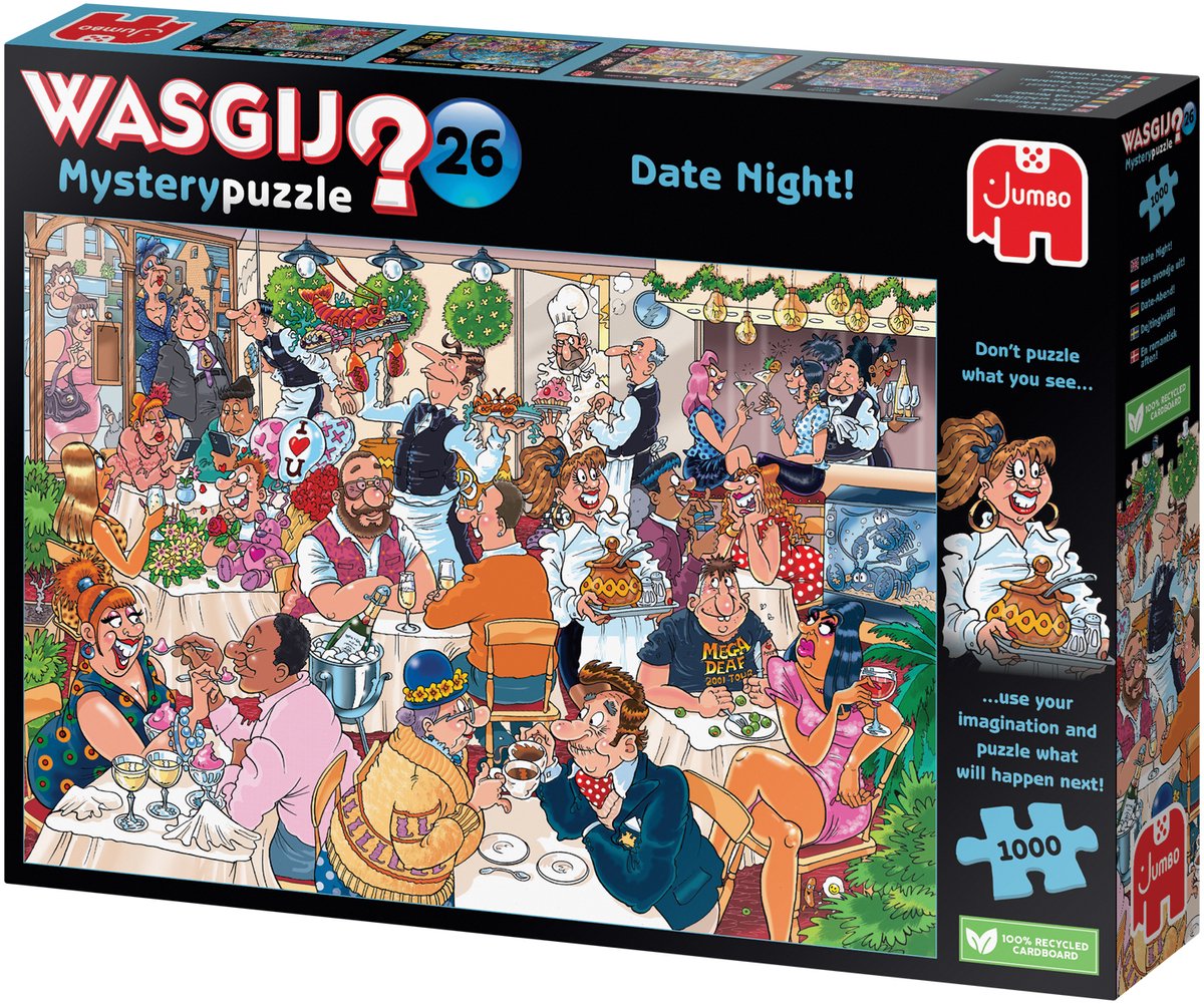 Wasgij Mystery 26 - Date Night! - 1000 stukjes puzzel - Legpuzzel volwassenen — afbeelding 7