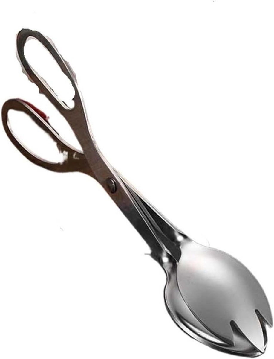 Kleine Tang - Voedsel Clip - Buffet Serveren - Hittebestendig - 20 cm - Zilver