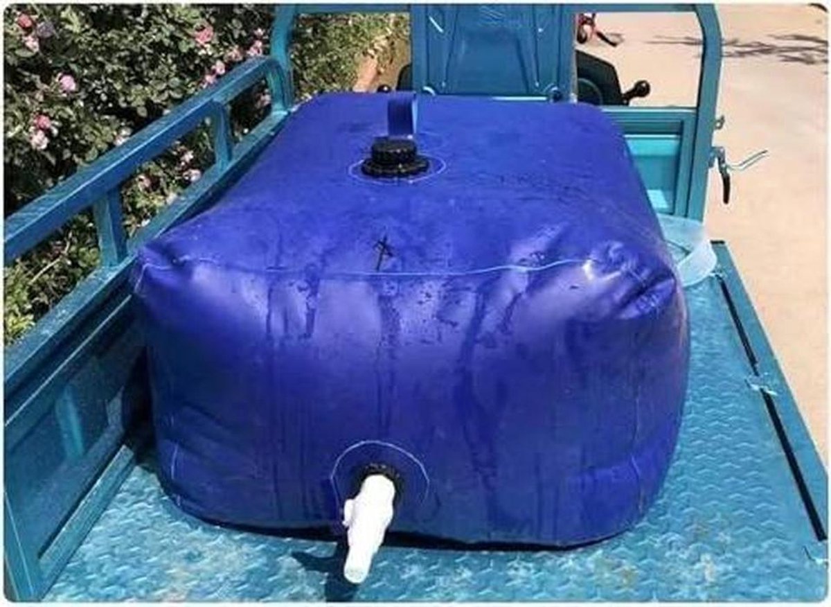 Opvouwbare Waterzak - Water Opslag Tank - Kamperen Tuinieren - Food-grade PVC - 75 Liter - Blauw