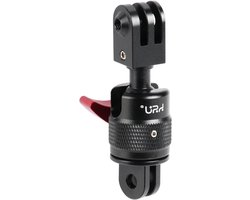 Verstelbare Actie Camera Adapter van Aluminium Legering voor Hero 13/12/11/10/9/8/7/6/5/4/3 – 360 Graden Beweging, Stevige Bevestiging en Compatibiliteit met Actiecamera’s