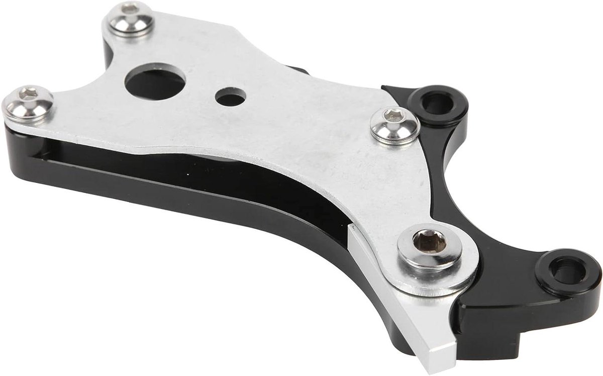 Fiets Schijfrem Adapter - Converter Beugel - Fiets Modificatie - Stevige Aluminiumlegering - 126 gram - Zilver