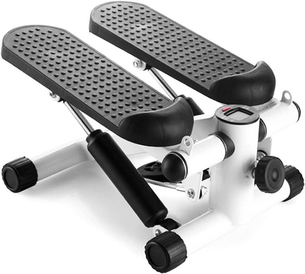 Mini Stepper - Hometrainer Pedaal - Thuis Fitness - Dubbele Hydraulische Steun - 43x30x20CM - Zwart