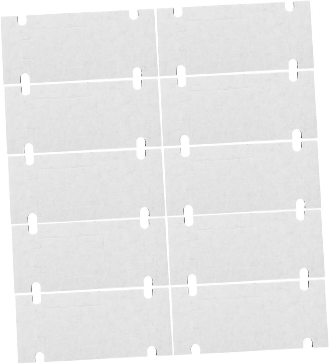 Deurbel Bevestiging - Halter Tape - Installatie Zonder Boren - Zelfklevend Weerbestendig - 10 Stuks - Wit