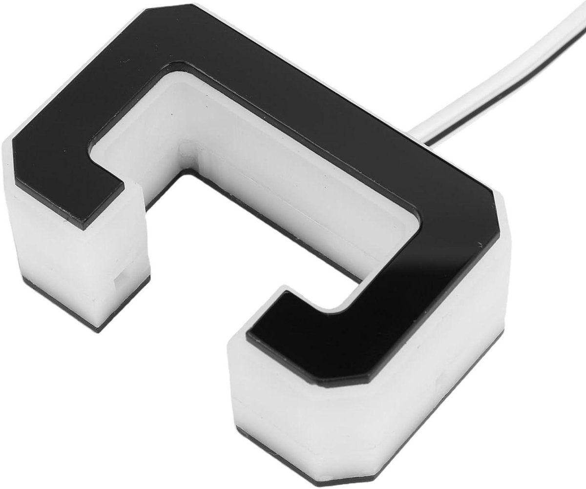 Verlicht Huisnummer - Adresbord LED - Entree Verlichten - Weerbestendig Acryl - 12 x 4 cm - Zwart