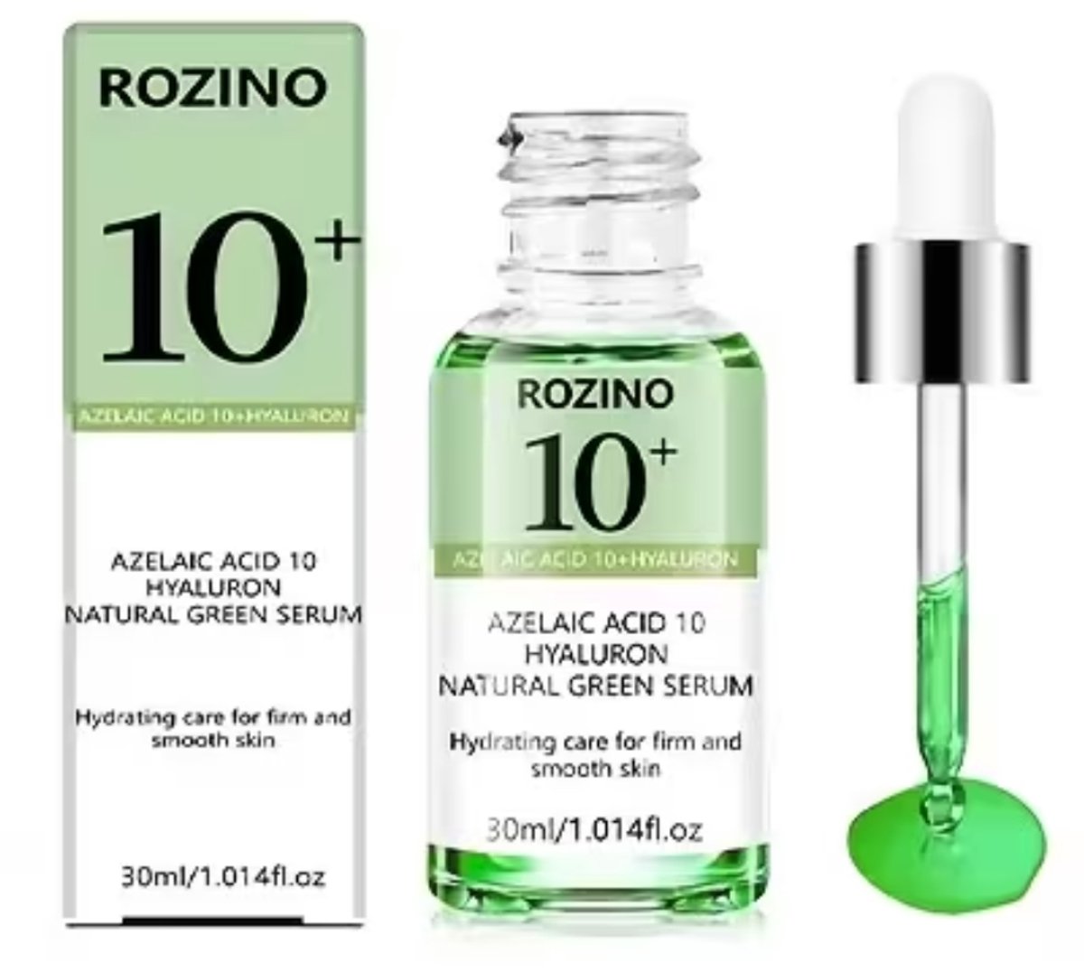 Rozino Azelaic Acid 10 Serum - Anti Blemish & Vlekken - Hyaluronzuur - azelaic acid - Azelaïnezuur - Korean Skincare - Niacinamide - 30ml