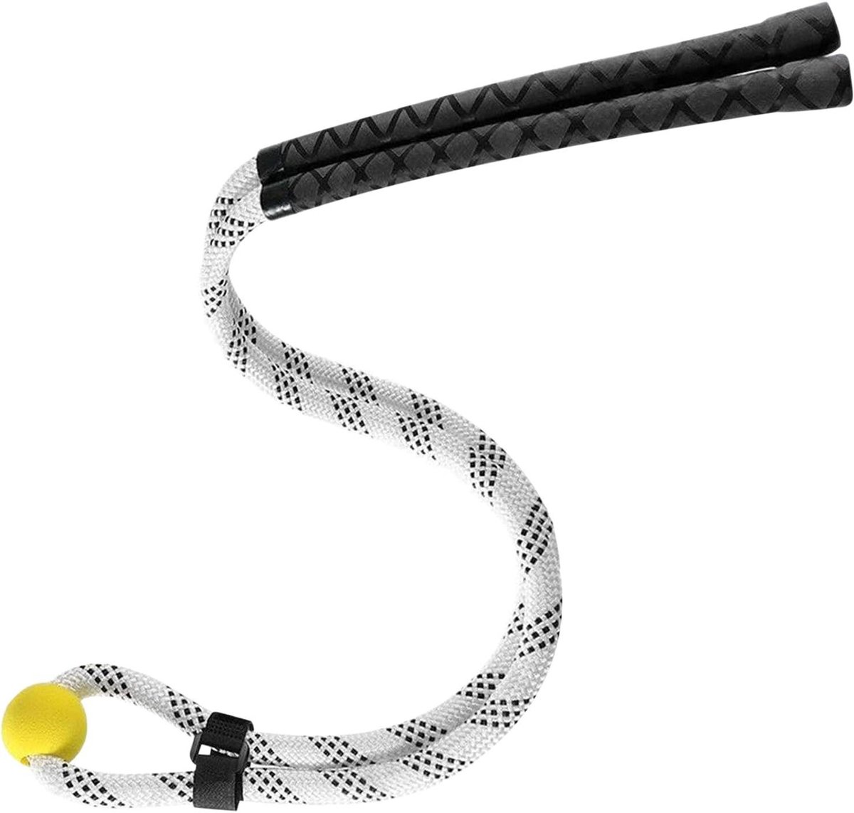 Golf Touw Swing Trainer - Golfswing Corrector - Golfvaardigheden Verbeteren - Verstelbare Schommelhoeken - 97.54 cm Lengte - Zwart