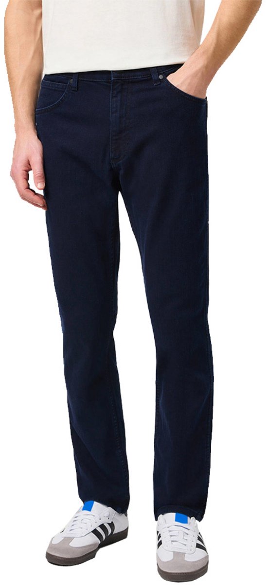 Wrangler Greensboro Heren Tapered Fit Jeans W30 X L30 Zwart