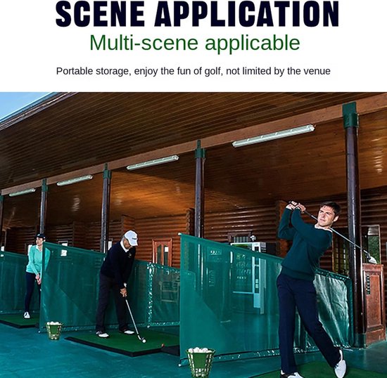 Golfbal Emmertje - Ballen Container - Bal Training - Grasvriendelijke Bodem - 50 Ballen Capaciteit - Zwart — afbeelding 5