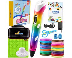 TinyPlay Rainbow 3D Pen Starterspakket XXL - 100m PLA Filament