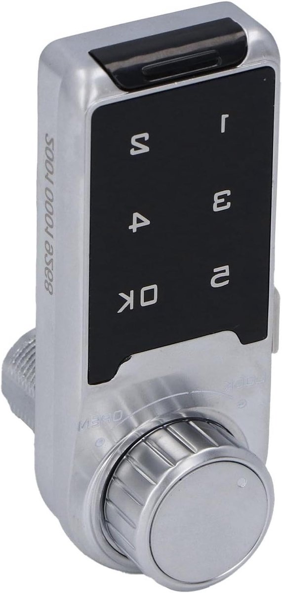 Elektronisch Kastslot - Cijferslot Deurslot - Kasten Beveiligen - Aanpasbaar Wachtwoord - 10 x 7 x 5 cm - Zwart