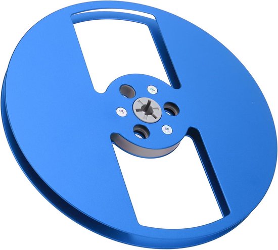 Lege Spoel - Tape Spoel - Muziek Opnemen - Stevige Constructie - 7 Inch - Blauw — afbeelding 4