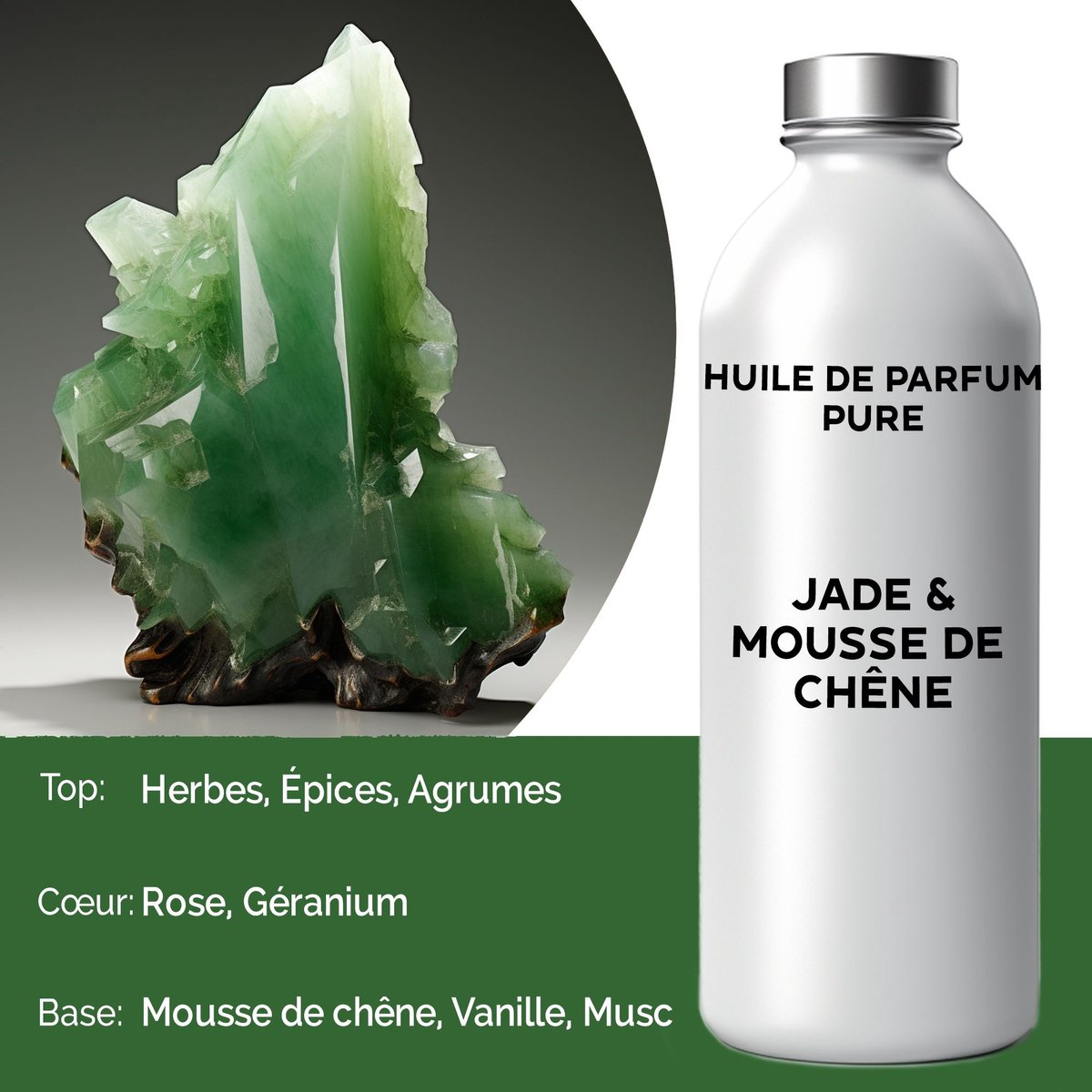 500 ml (puur) FO - Cool Jade & Eikenmos