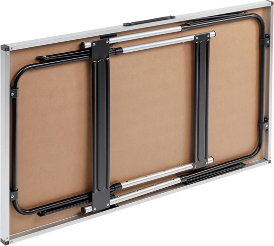 Campingtafel Aluminium - Klaptafel Buiten - Picknick en Tuin - In Hoogte Verstelbaar - 100 x 60 cm - Antraciet — afbeelding 5