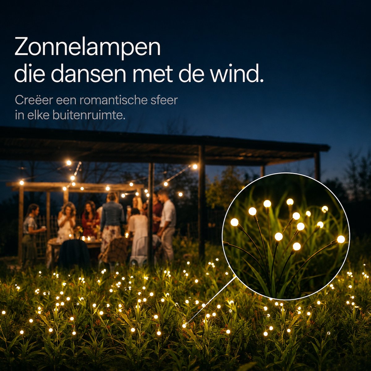 BOTC Solar Tuinlamp met Grondspies epv-b02