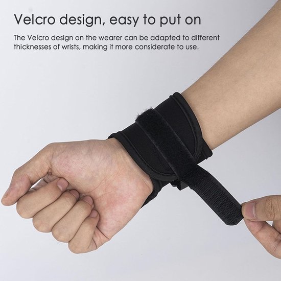 Golf Polsondersteuning - Swing Houding Corrector - Golfvaardigheid Verbeteren - 5-Niveau Lengte Verstelbaar - ca. 7.8x6.5x5cm - Zwart — afbeelding 4