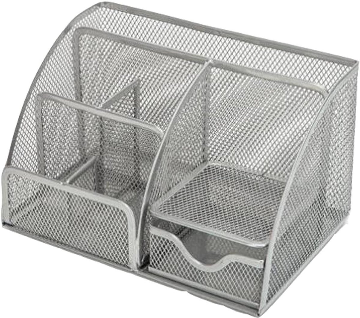 Bureau Organizer - Opbergdoos Lade - Bureau Opruimen - Mesh Design 6 Vakken - Niet Gespecificeerd - Zwart