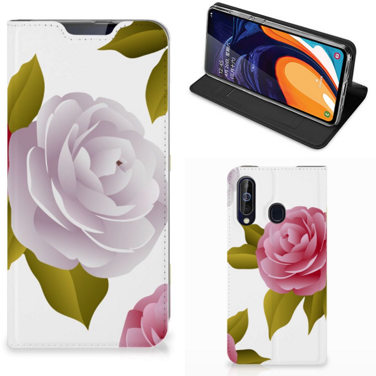 Samsung Galaxy A60 Smart Cover Roses