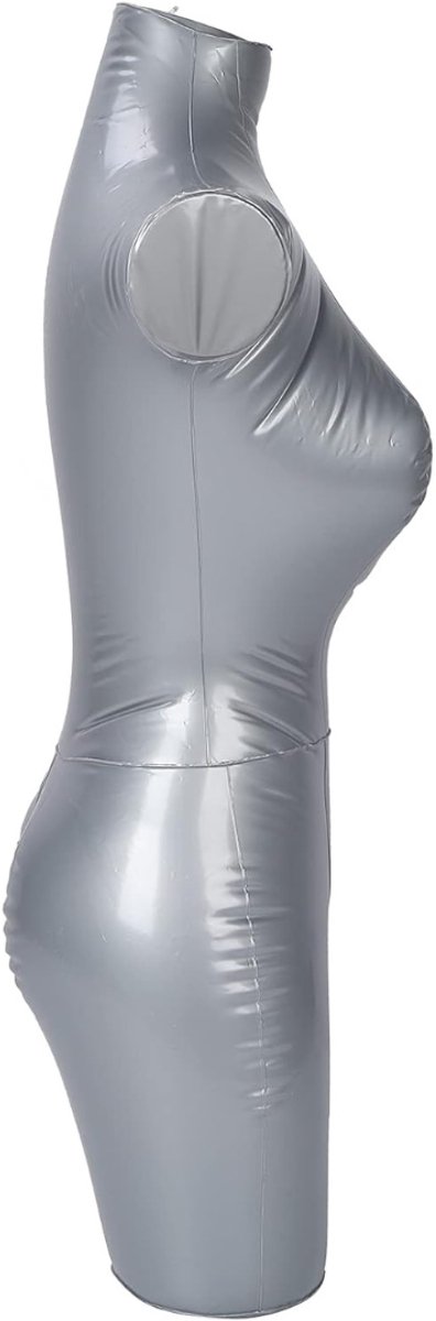 Zylo® Paspop Dames - Paspop - Etalagepop - ZIlver - 34cm x 16cm x 10cm