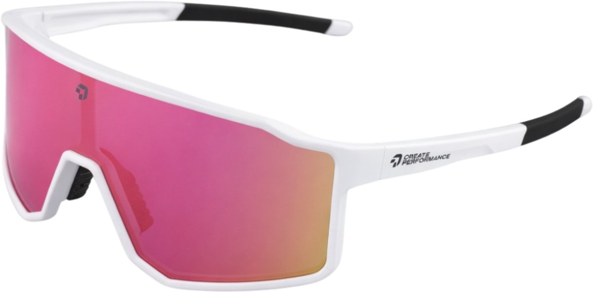 CREATE PERFORMANCE Sportbril – Gepolariseerde Sport Zonnebril UV400 – Fietsbril voor Wielrennen - Hardlopen - Outdoor – TR90 Lichtgewicht – Roze Lens