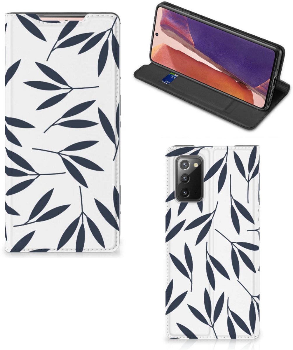 Samsung Galaxy Note20 Smart Cover Leaves Blue
