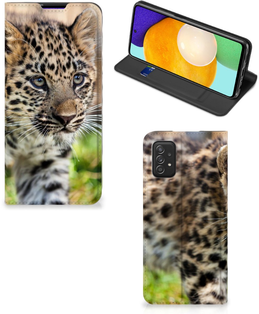 Samsung Galaxy A03s Hoesje maken Baby Luipaard