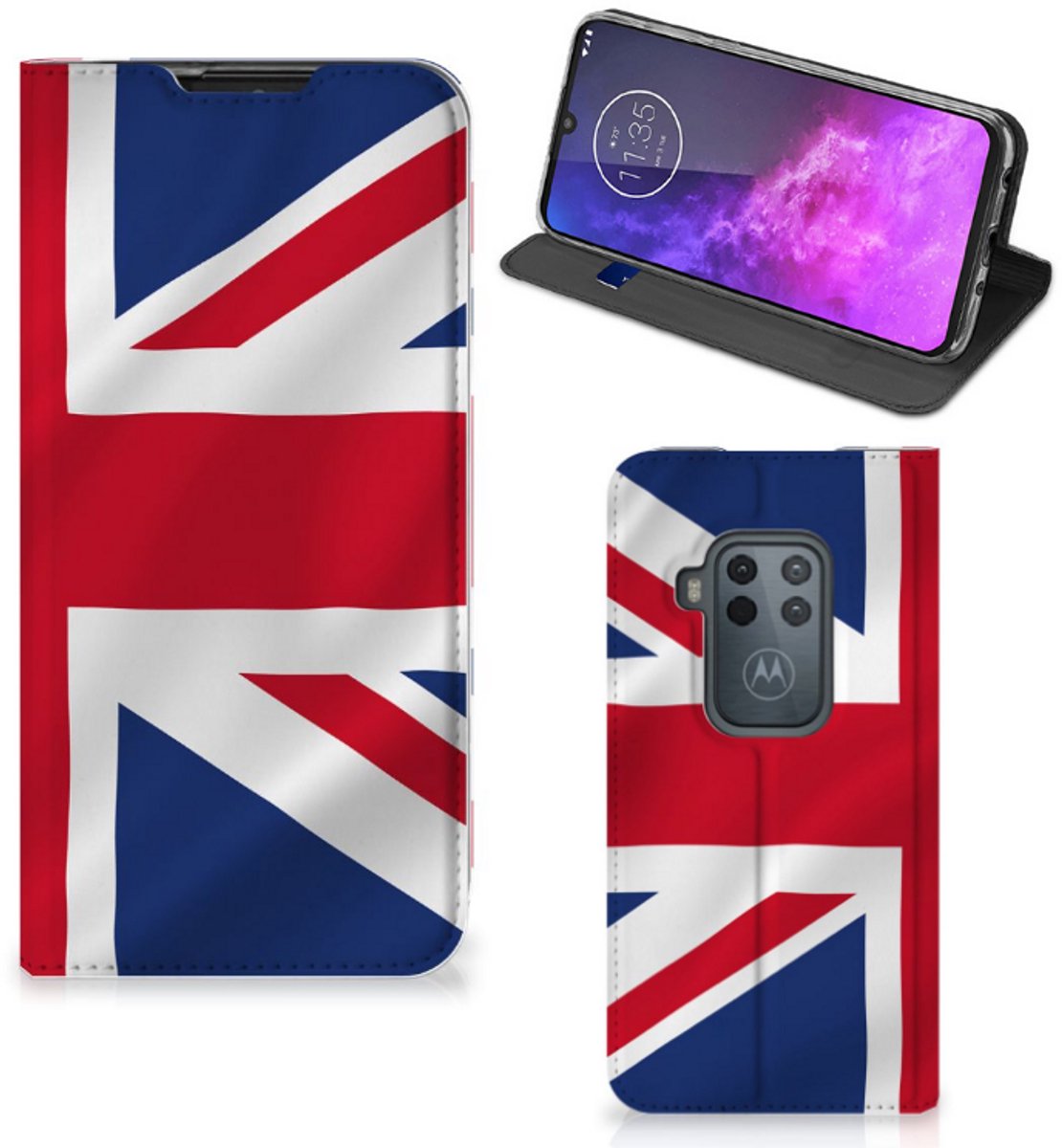 Motorola One Zoom Standcase Groot-Brittannië
