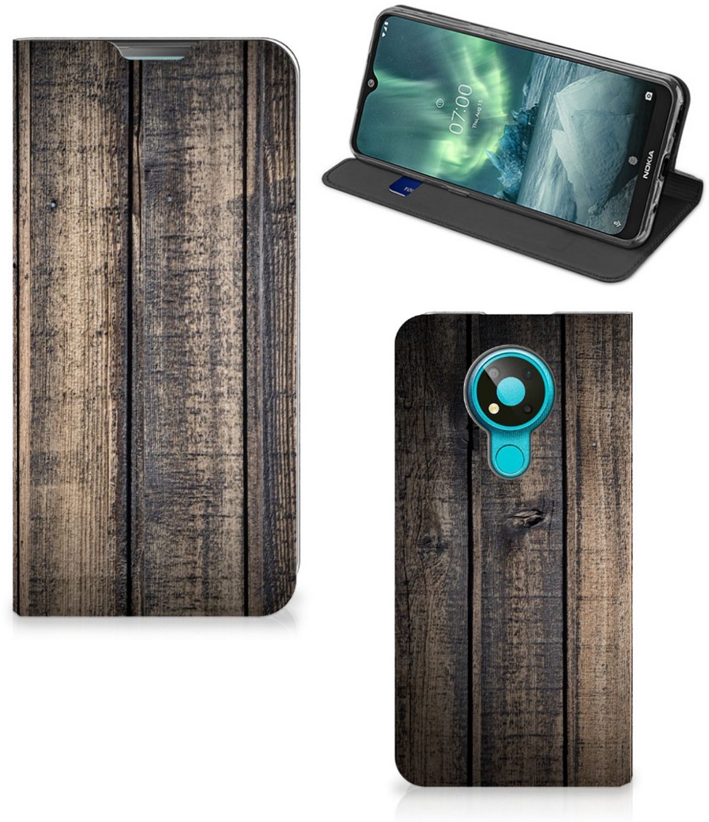 Nokia 3.4 Book Wallet Case Steigerhout