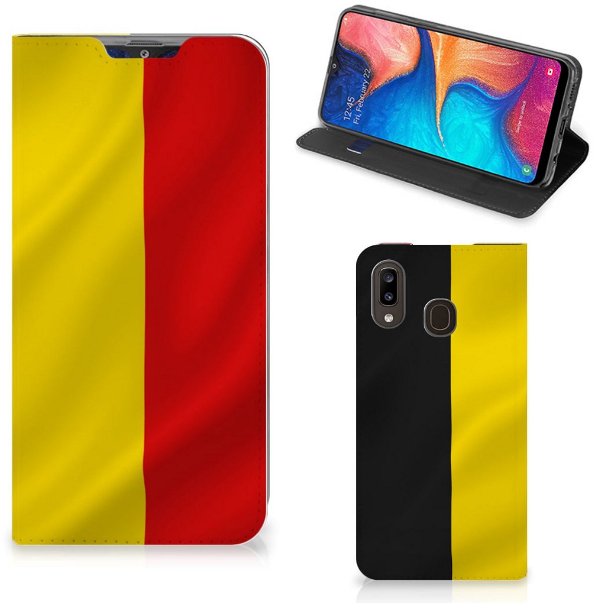 Samsung Galaxy A30 Standcase Belgische Vlag