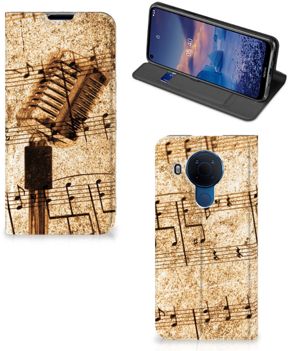 Nokia 5.4 Stand Case Bladmuziek