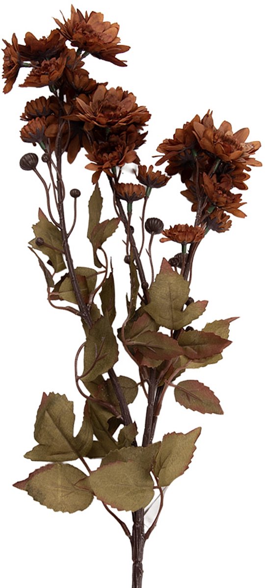 Clayre & Eef Kunstbloem 6x10x80 cm Oranje Kunststof