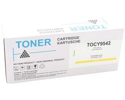 OKI 45536437 - Toner Geel - 43000 pagina's - Huismerk Compatible - Geschikt voor OKI Pro 9542dn Oki Pro 9542Ec Oki Pro 9542Ev - OKI toner