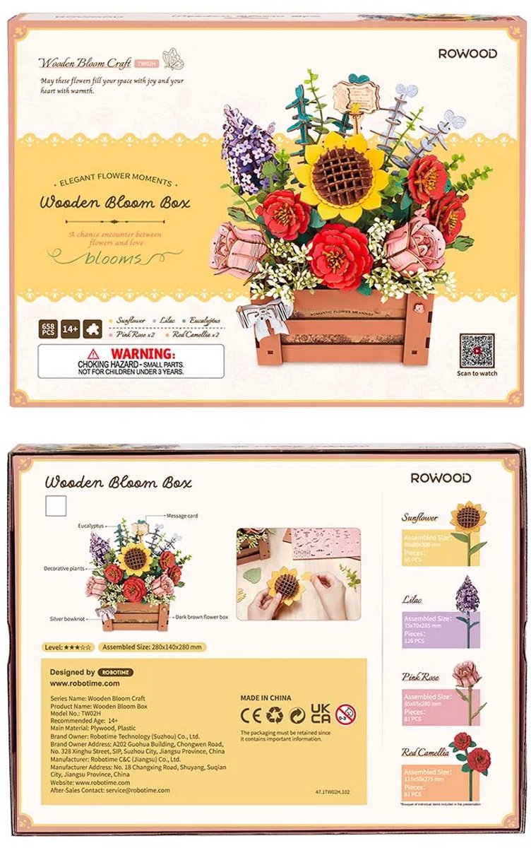 Wood Art - Wooden Bloom Box — cadeau in Hobby - foto 7