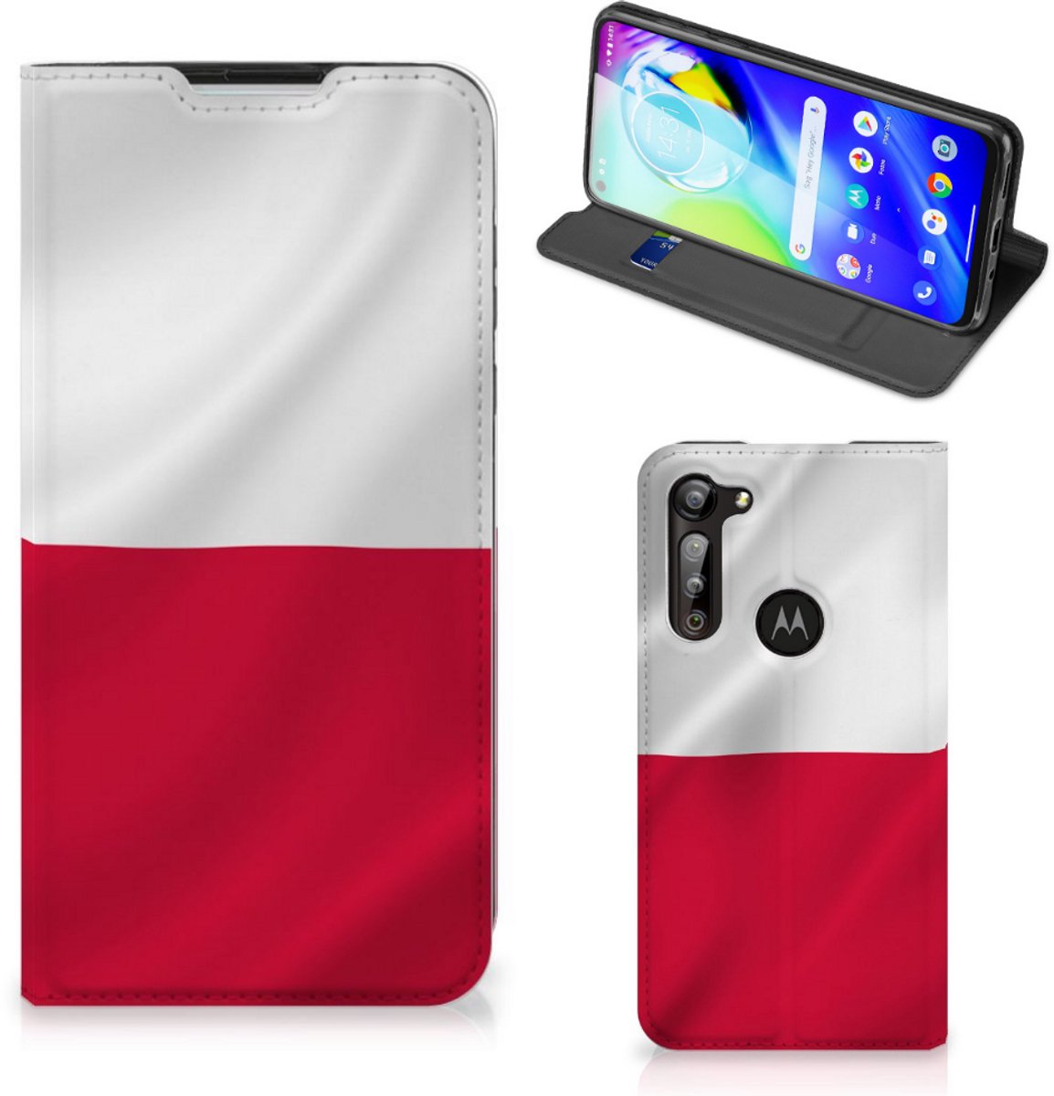 Motorola Moto G8 Power Standcase Polen