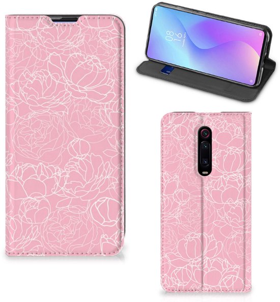 Étui pour téléphone Xiaomi Mi 9T Pro Fleurs White