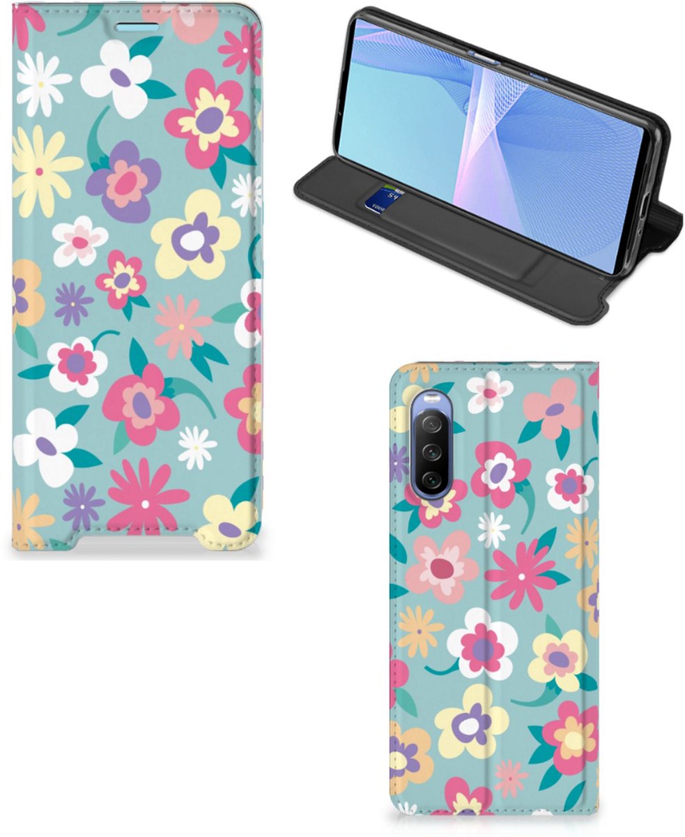 Sony Xperia 10 III Smart Cover Flower Power