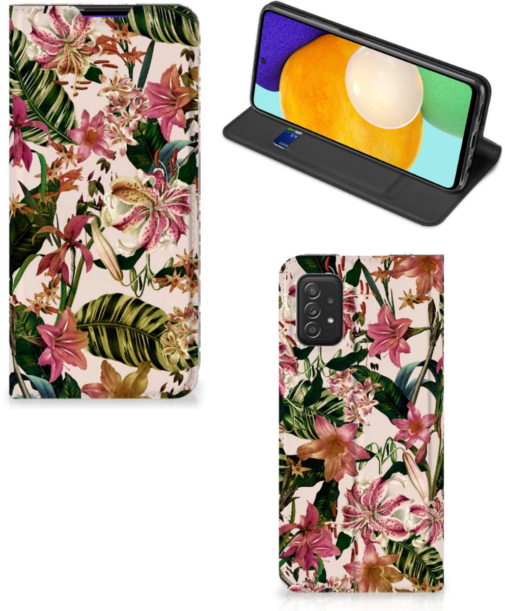 Samsung Galaxy A03s Smart Cover Flowers