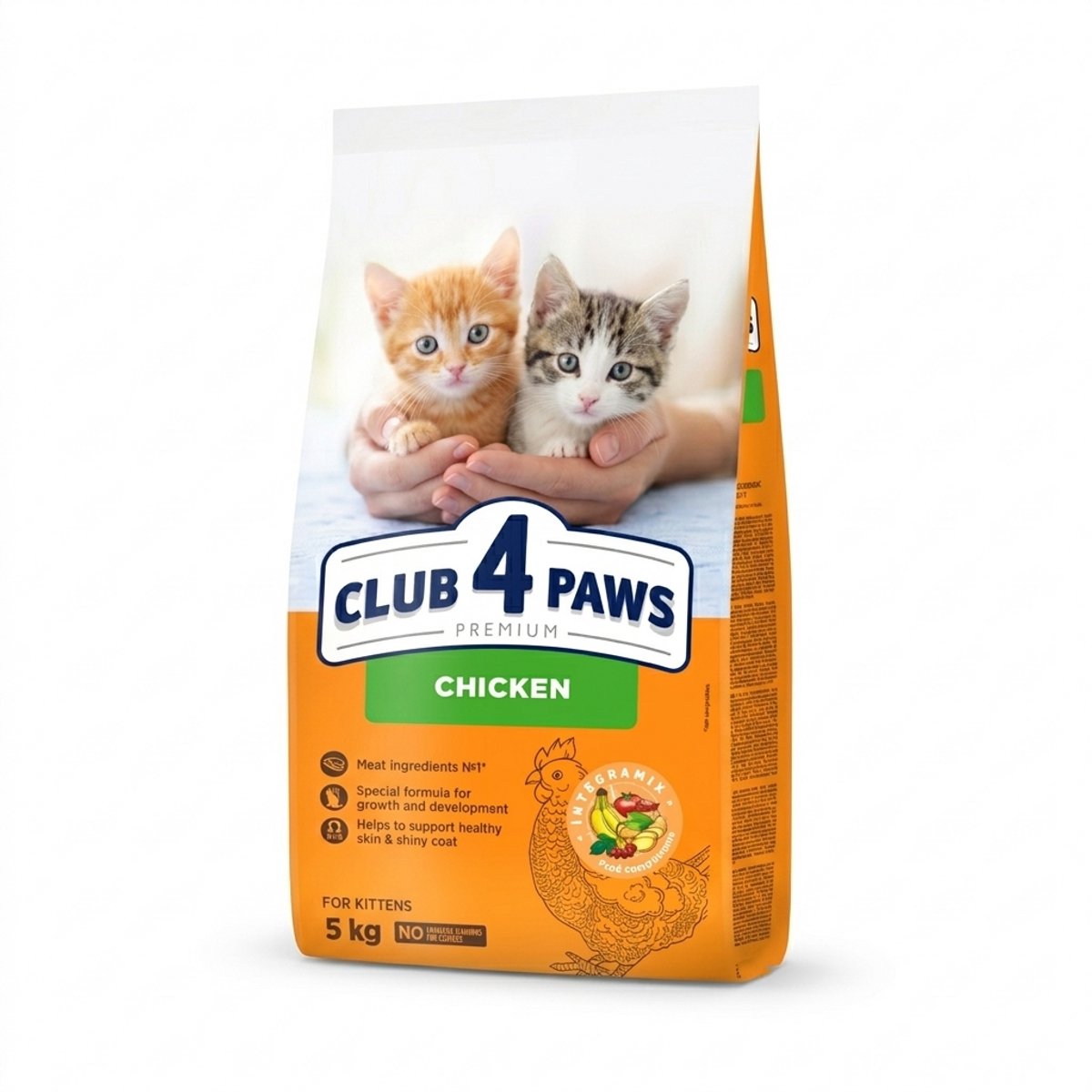 Club 4 Paws CLUB 4 PAWS Premium kitten droogvoer met kip - 5kg