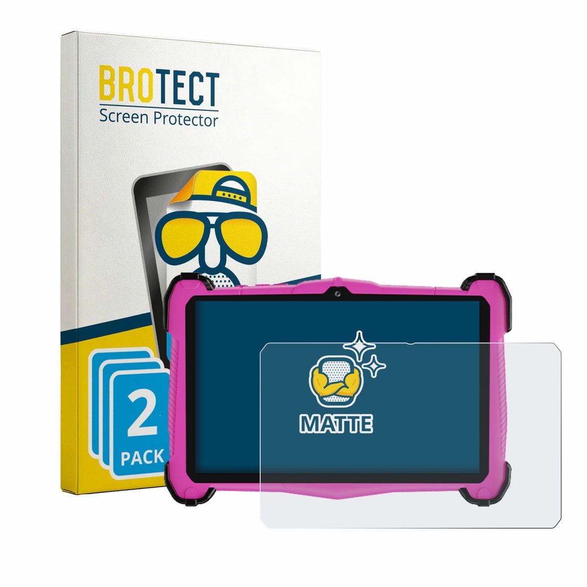 BROTECT - Screenprotector voor EagleSoar E_764_EEA-P - Folie Beschermfolie matte 2 Stuks