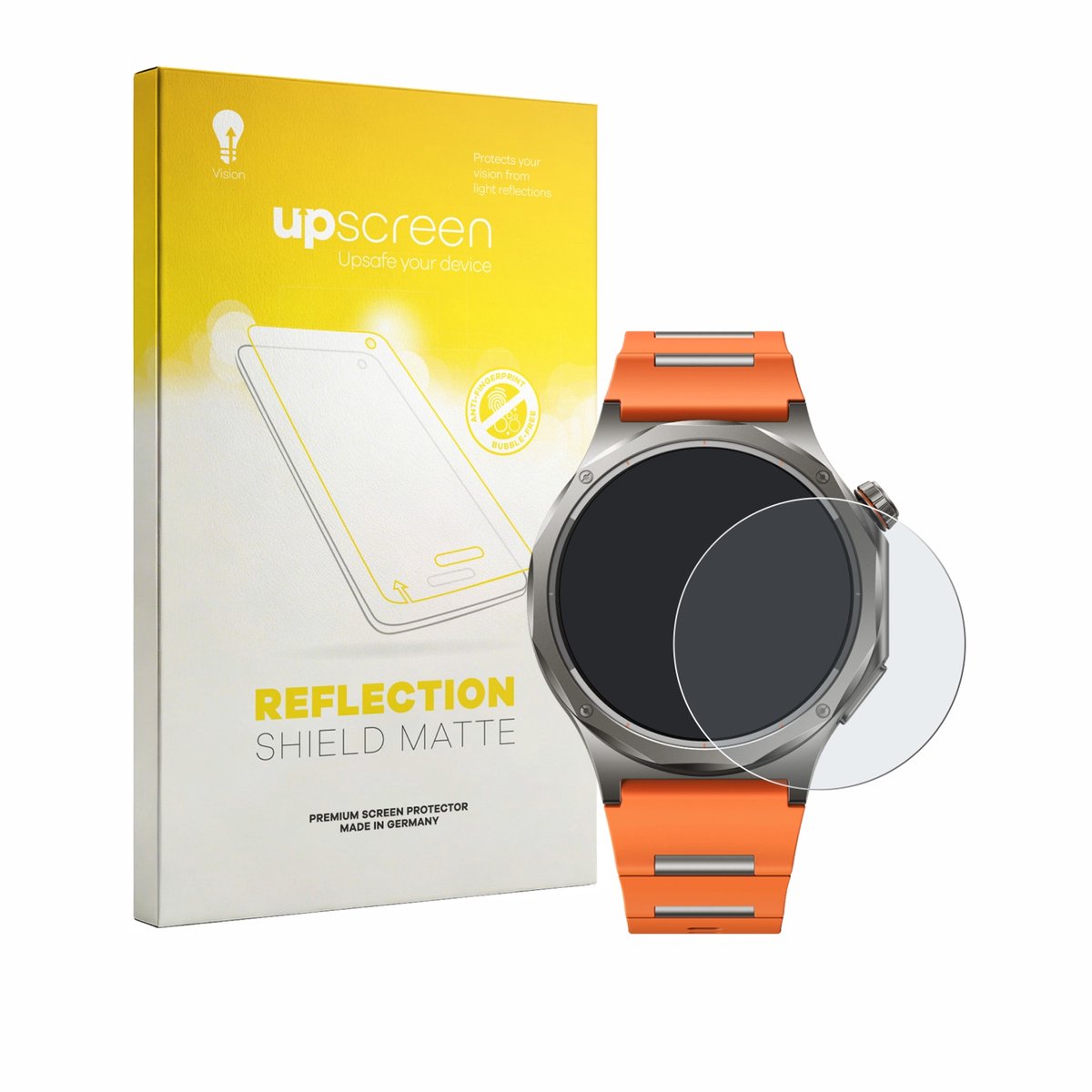 upscreen - Screenprotector voor Oppo Watch X3 - Folie Beschermfolie anti glare matte