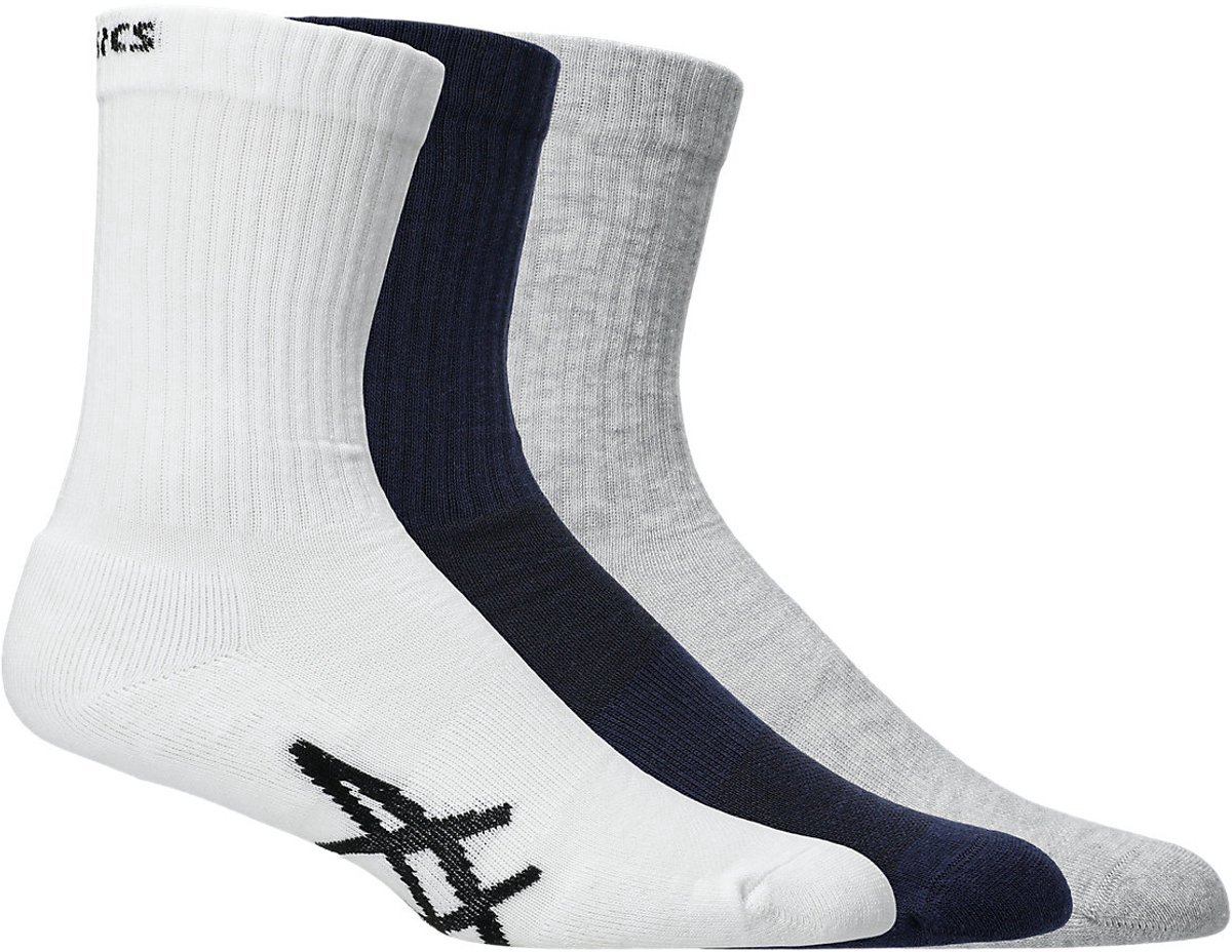 Asics Sport Crew Sock 3-Pack / Sportsokken Grijs