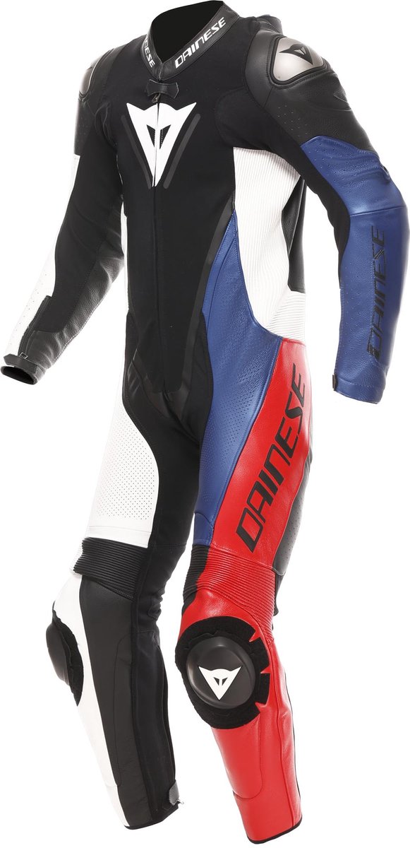 Dainese Demon Sprint geperforeerd eendelig leren motorfietspak -