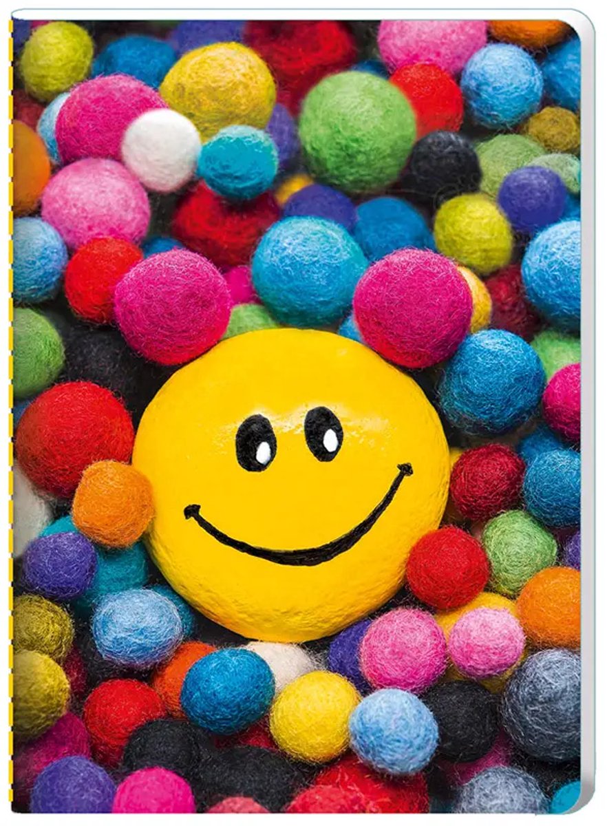 Schrift A5 - Lijntjes - Smileys