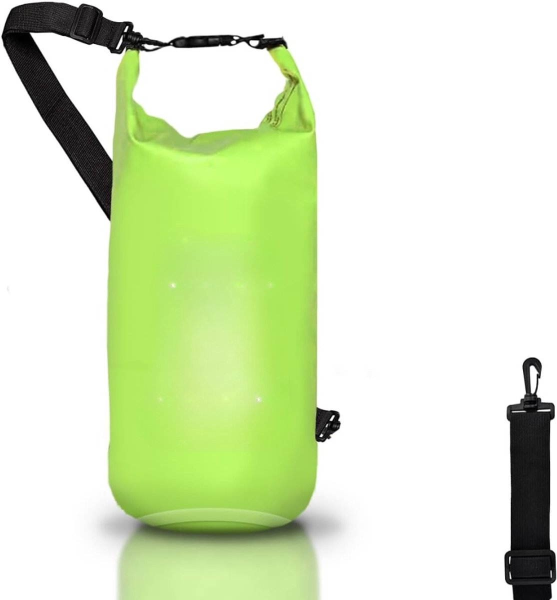 Drybag - Waterdichte Tas / Rugzak - Strandtas - Zwemtas - Wetbag - Droogtas - Outdoor Tas - Synthetisch - 2L - Groen - van Imperatoris